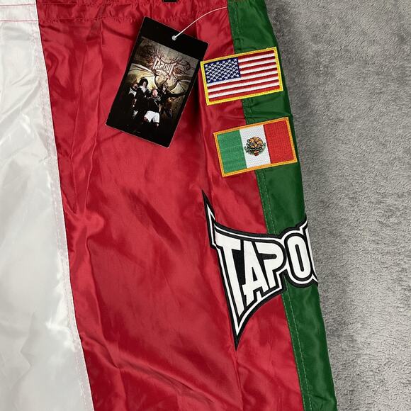 Tapout Shorts Mens 42 Green White Red Mexico Flag MMA Fight Training Embroidered - Picture 5 of 12